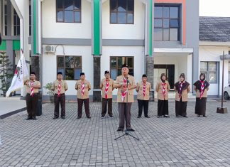 Lepas Pramuka UINFAS Bengkulu PWN – PTKIN Ke 16 di Gorontalo, Rektor: Jaga Nama Baik Kampus