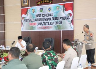 Atasi Permasalahan di Pantai Panjang, Kapolda Bengkulu Inisiator Rakor Bersama Gubernur dan Stakeholder