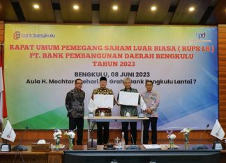 Hasil RUPSLB, Jufrizal Ditunjuk Jadi Plt. Direktur Bank Bengkulu