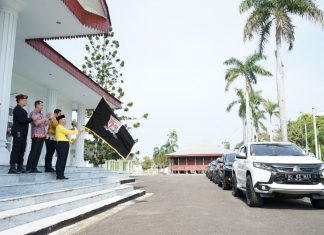 Lepas Chapter Marlborough Bengkulu menuju Palembang, Gubernur Rohidin Ingatkan 3 K