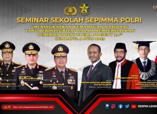 SESPIMMA SESPIM LEMDIKLAT Akan Gelar Seminar Sekolah Polri angkatan ke-69