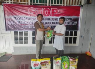 Eks Napiter Terima Sembako Dari Polda Bengkulu