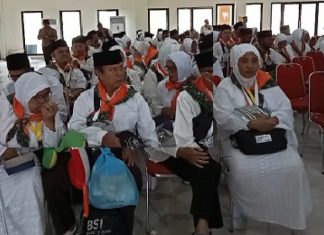 Jama’ah Haji Kloter 8 Tiba di Embarkasi Antara Bengkulu, Terima One Stop Service