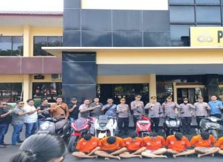 Polresta Bengkulu Berhasil Amankan Tujuh Pelaku Curamor