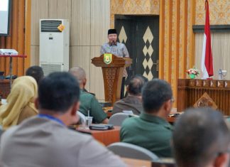 Gubernur Rohidin Sampaikan Potensi Bengkulu Pada Tim SSDN PPSA XXIV Lemhannas RI
