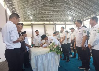 Bentuk Kehadiran Kejaksaan, Seluruh Kades Lebong Teken PKS