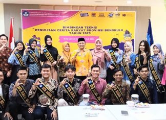 Update Sejarah, Kantor Bahasa Bengkulu Bimtek Penulisan Cerita Rakyat