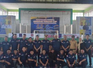 Bupati Syamsul Buka Resmi Turnamen Futsal Karang Taruna Cup 2023