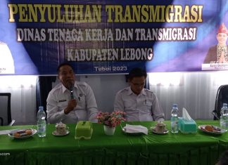 Kawasan Transmigrasi di Lebong Diharapkan Jadi Pusat Perekonomian