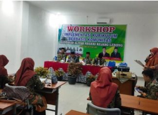 Kukuhkan Kurikulum Merdeka, MAN Rejang Lebong Adakan Workshop IKM BK