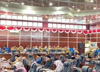 9 Fraksi Menyetujui 6 Raperda Jadi Perda dan Mengapresiasi Kinerja Pemkot Bengkulu
