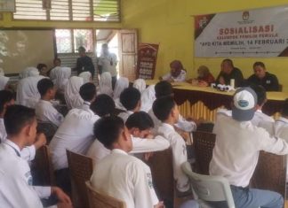KPU Seluma Sosialiasi Pemilu 2024 Basis Komunitas Pemilih Pemula