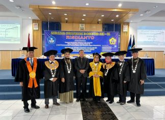 Personil Polda Bengkulu Pertama Iptu Risdianto Raih Gelar S3 Doktoral
