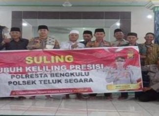 Jalin Silahturahmi, Polresta Bengkulu Gelar Suling di Masjid Syuhada