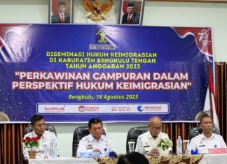 Kanwil Kemenkumham Buka Diseminasi Hukum Keimigrasian