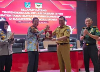 Berhasil Kendalikan Inflasi, Pemkab Bengkulu Utara Dikunjungi TPID Sumbar