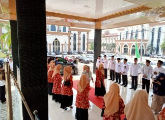 Istri Mentri Agama RI Hj. Eny Yaqut Lakukan Pembinaan DWP di Provinsi Bengkulu
