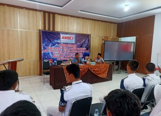AMBO Gelar Sosialisasi Bahaya Berita Hoax, Radikalisme, Terorisme, Dikalangan Pelajar Tingkat SMA/SMK Negeri Kota Bengkulu.