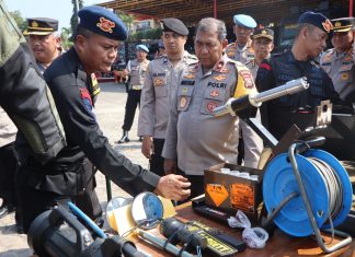 Wakapolda Gelar Apel Pasukan dan Peralatan Untuk Menghadapi Pemilu 2024