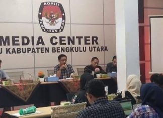 KPU Bengkulu Utara Rakor Penyusunan DPTb Pemilu 2024