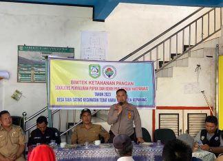 Kapolsek Tebat Karai Minta Bantuan Ketahanan Pangan Tepat Sasaran