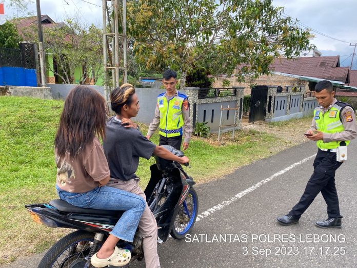 Polres Lebong Tilang