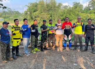 Bupati Samsyul Jelajahi Bukit Fun Touring Dengan Motor Trail