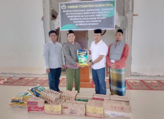 Polda Bengkulu Salurkan Sembako Kepada Ponpes Al Muslimun