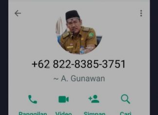 Nomor WA Kadis Dikbud Kota Bengkulu Kena Hack