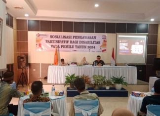 Bawaslu Lebong Sosialisasi Pengawasan Partisipatif Bagi Disabilitas Pada Pemilu 2024