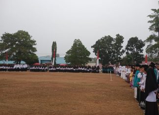 Peringati HSN 2023, Para Santri Pondok Pesantren di Bengkulu Apel Akbar Serentak