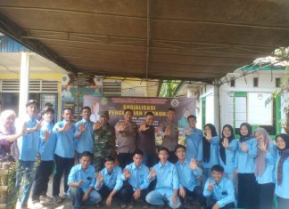 Polsek Taba Penanjung Sosialisasi Pencegahan Penyalahgunaan Narkoba