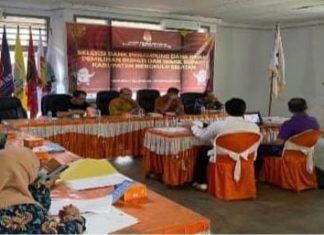 KPU Bengkulu Selatan Laksanakan Beauty Contest Bank Penampung Dana Hibah Pilkada 2024