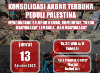 Aliansi Badai Bengkulu Akan Aksi Peduli Palestina