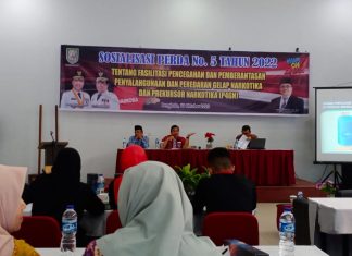 BNN Mencatat 39 Desa di Provinsi Bengkulu Rawan Pengedaran Gunakan Narkoba