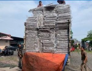 Diproduksi PT. Asada Mitra Packindo, Logistik Pemilu 2024 Sudah Tiba di Rejang Lebong