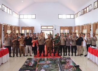 Polres Lebong Gelar TFG Sispam Kota Menjelang Pemilu 2024