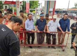 Tangki Pendam Pertalite Kapasitas 15 Ton SPBU di Pasar Kepahiang Diuji Selama Tiga Hari