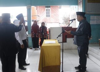 Lantik PAW BPD Desa Serambi Gunung, Wabup Seluma Ajak Tekan Angka Stunting