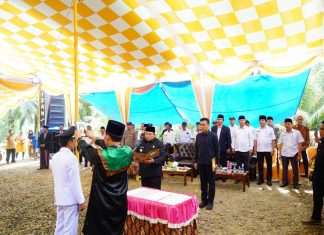 Bupati Seluma Lantik Kades Rimbo Besar