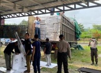 Logistik Pemilu 2024 Sudah Tiba di Gudang KPU Seluma