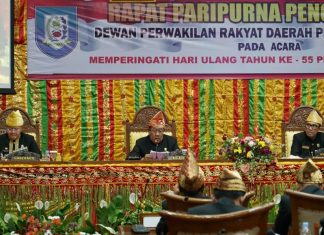 Sidang Paripurna HUT ke-55 Provinsi Bengkulu, Gubernur Rohidin Paparkan Komitmen dengan BPJS Kesehatan