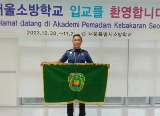Ini Perkembangan Bbun Fredy Personel Damkar Kota Bengkulu Ikuti Diklat di Korsel