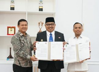 Sukseskan Pilkada, Pemkot, KPU dan Bawaslu Tandatangani Serah Terima Dana Hibah
