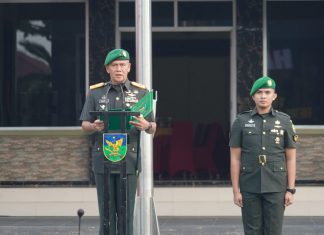 Danrem 041/Gamas jadi Irup Peringatan ke-78 Hari Juang TNI AD