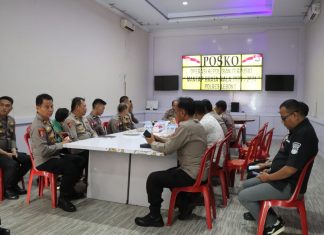 Polda Bengkulu Supervisi Operasi Mantap Brata Nala di Polres Lebong