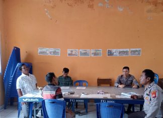 Kondusif Jelang Pemilu, Polsek Pino Sambangi PPK dan Panwascam Pino