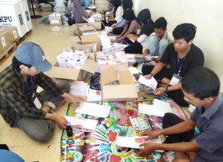 KPU Bengkulu Tengah Mulai Lakukan Pelipatan Susu Pemilu 2024