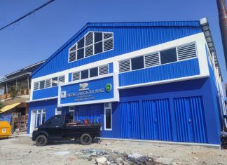 Pembangunan Pasar Kapasitas 79 Kios Jangkar Mas Pulau Baai finish, di Perkirakan Awal Januari Mendatang Mulai Beroprasi