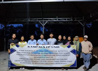 KAMPALA FP UNIB Dukung Pemilu 2024 Damai